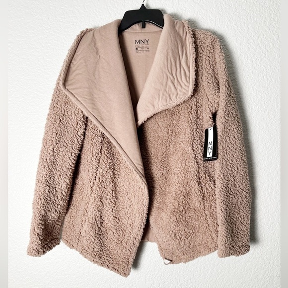 NWT Marc New York Pink Sherpa Cardigan - Picture 1 of 4